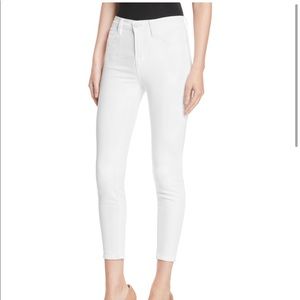 JBrand Alana Cropped White Jeans size 27